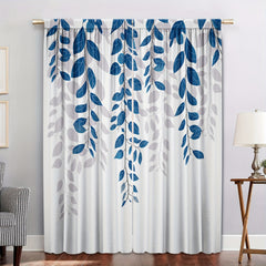 Rod Pocket Curtain for Home Decoration with Pillow Cover