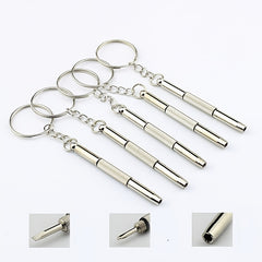 Portable Screwdriver Keychain for Glasses Repair