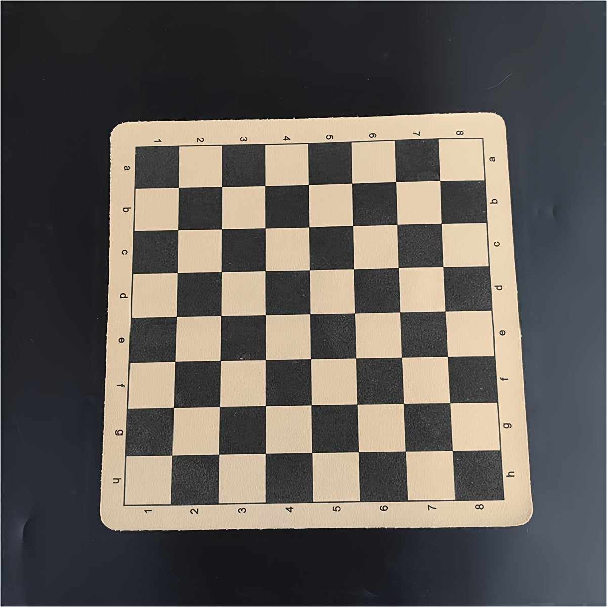 Foldable Leather Chess Board Checkerboard Portable Game