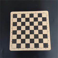 Foldable Leather Chess Board Checkerboard Portable Game
