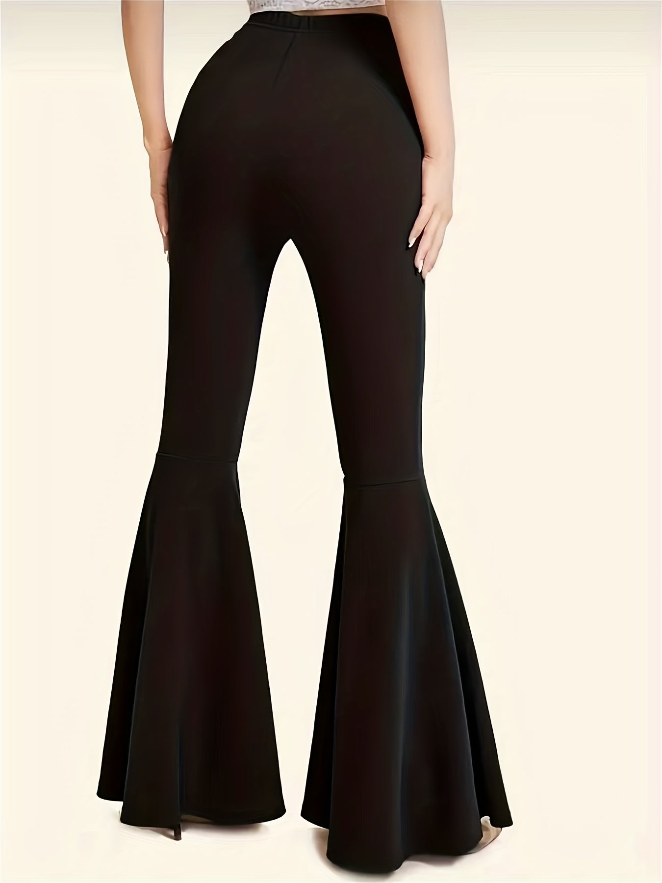 Women's Bootcut Yoga Pants Flared Leggings Solid Wide Leg Sports Activewear