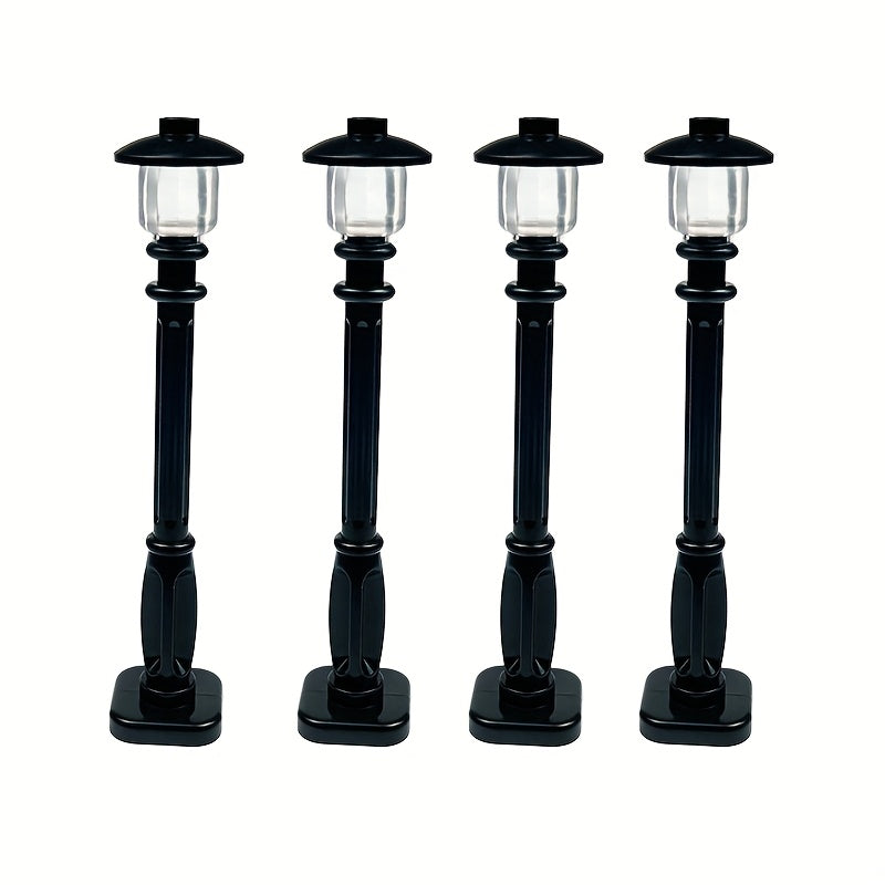 CITY Toy Chair & Street Lamp Assembly 3D Brick Wall Colorful Blocks