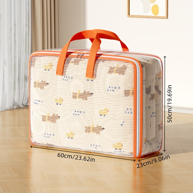 Large Capacity Waterproof PVC Buggy Bag for Moving Luggage Quilt Clothing