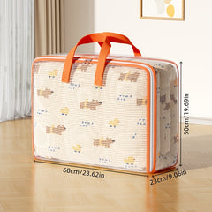 Large Capacity Waterproof PVC Buggy Bag for Moving Luggage Quilt Clothing