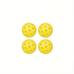 4pcs Outdoor Pickleball w/ 40 Holes for Great Performance & Fun