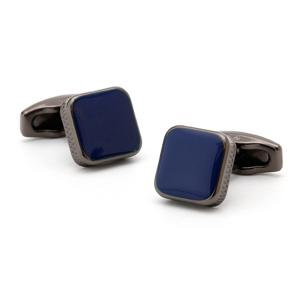 Oil Drop Square Men's Cufflinks