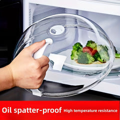 Reusable Microwave Splash Proof Glass Pot Cover, Essential for Home Kitchens