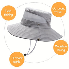 Mesh Breathable Fishing Hat Sunscreen Boonie Hat