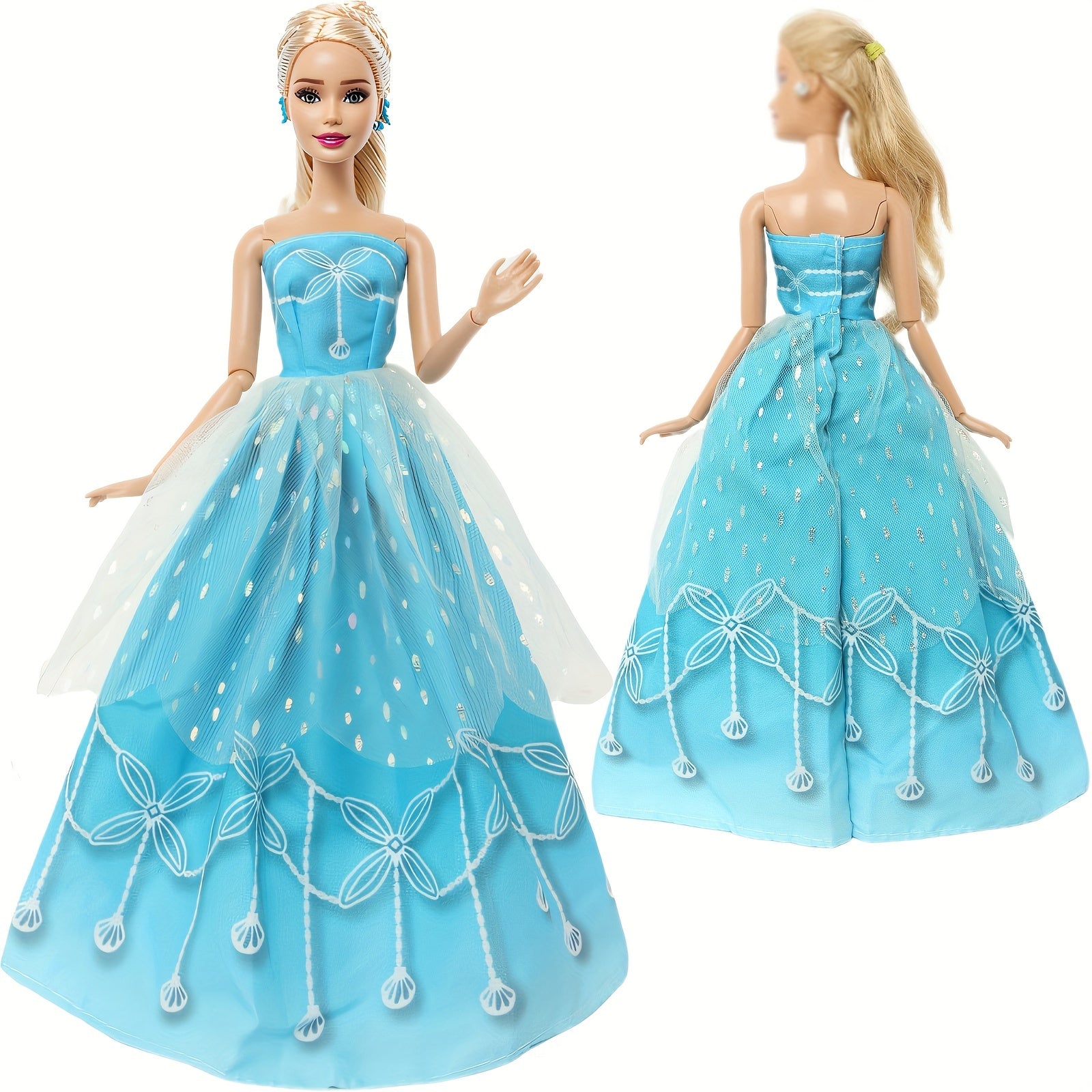 Princess Doll Wedding Dress Party Gown Outfit for 11.5 inch Girl Doll