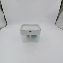 Plastic Soap Liquid Press Box Sponge Holder Organizer
