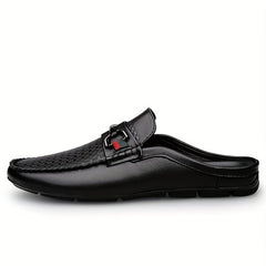 Men's No Tie Lace Slip On Loafers Smart Casual Outdoor Walking Shoes