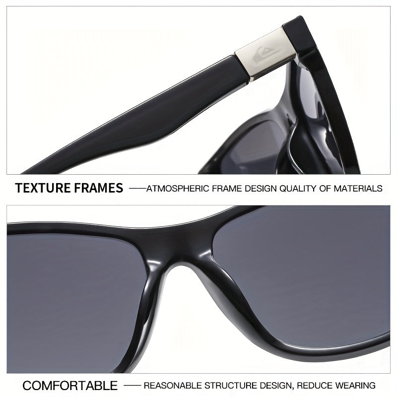 Men's Square Large Frame Sports Sunglasses UV 400