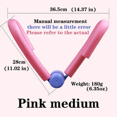 Pink Medium Yoga Fitness Pelvic Floor Muscle Trainer