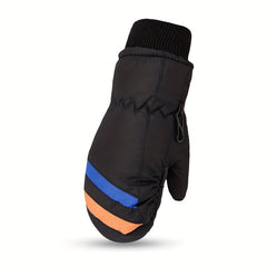 Winter Waterproof Cycling Gloves for Kids 3-6 Years