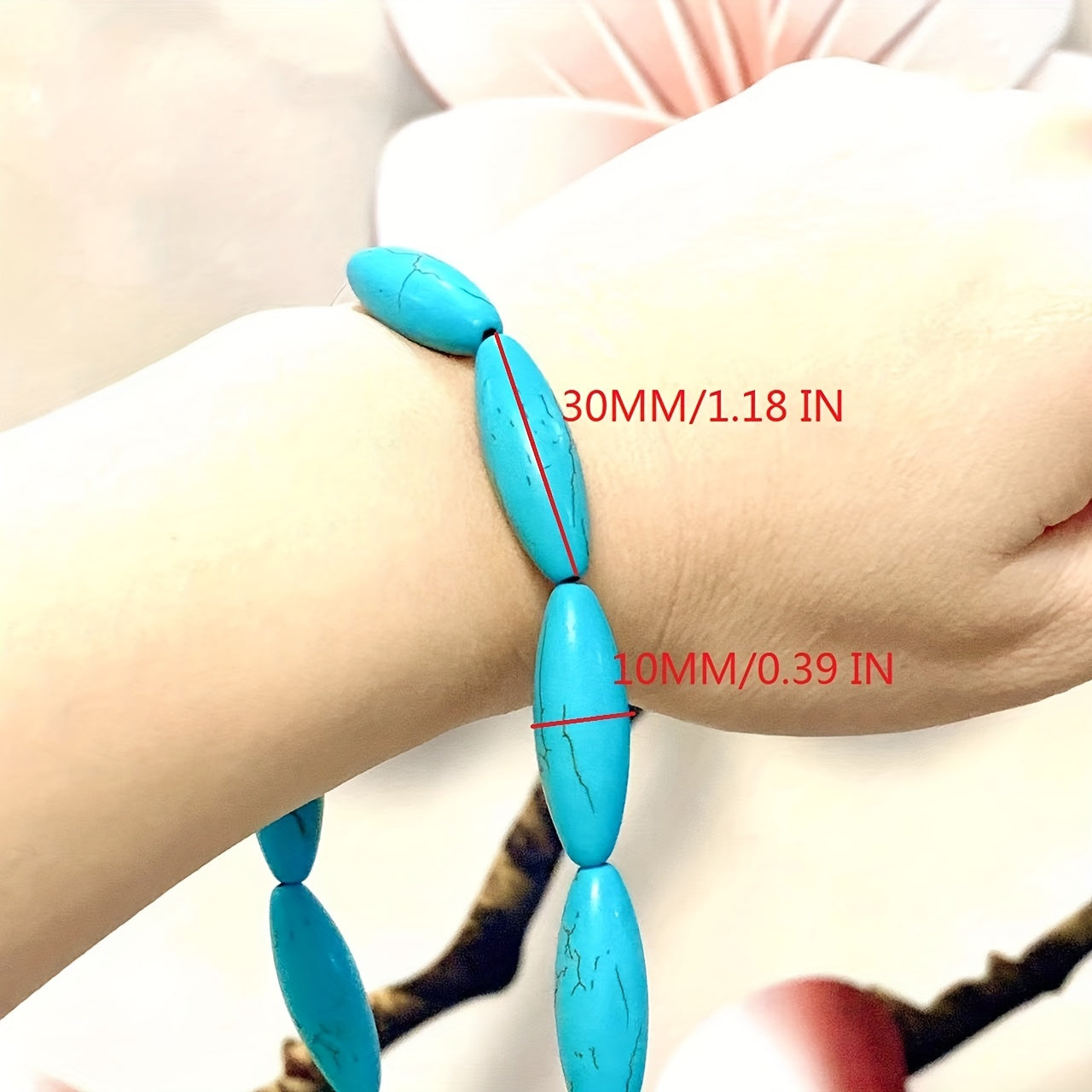 10pcs Turquoise Stone Beads for DIY Jewelry Making
