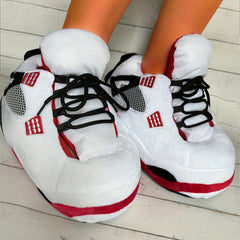 Women's Lace Up Plush Slippers Warm Indoor Comfy Shoes