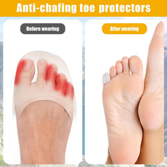 HappyFit 10pcs Big Toe Caps Gel Toe Protector With Breathable Hole