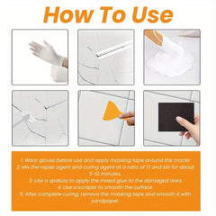 Colorful Tile Repair Paste Toilet Marble Floor Fill Pit Crack Hole Adhesive