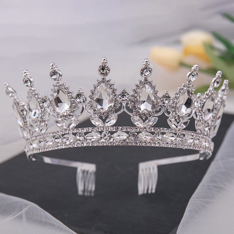 Crystal Rhinestone Bridal Wedding Tiara Headband for Girls