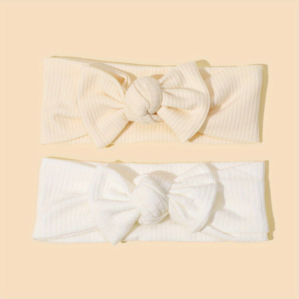 2pcs Baby Headband Butterfly Knot Elastic Newborn Hair Accessories