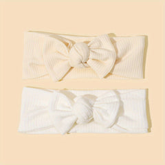 2pcs Baby Headband Butterfly Knot Elastic Newborn Hair Accessories