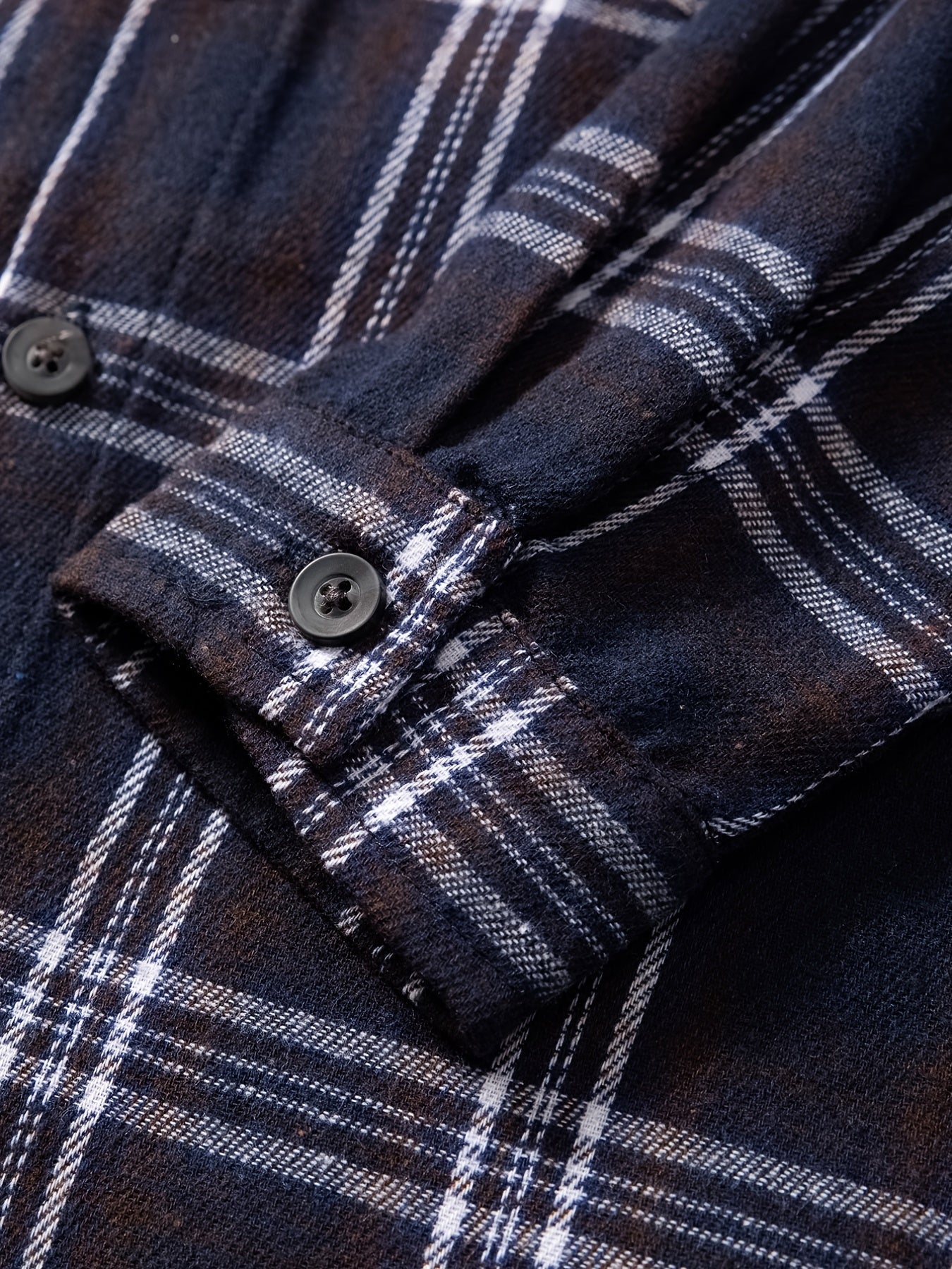 Boys Flannel Hooded Plaid Shirts Button Long Sleeve Tops