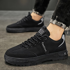 Men's Lace up Sneakers Casual Walking Shoes Comfortable And Breathable