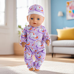Turtle Shark Doll Clothes Set for 14-18 Inch Newborn and 36" Baby Dolls
