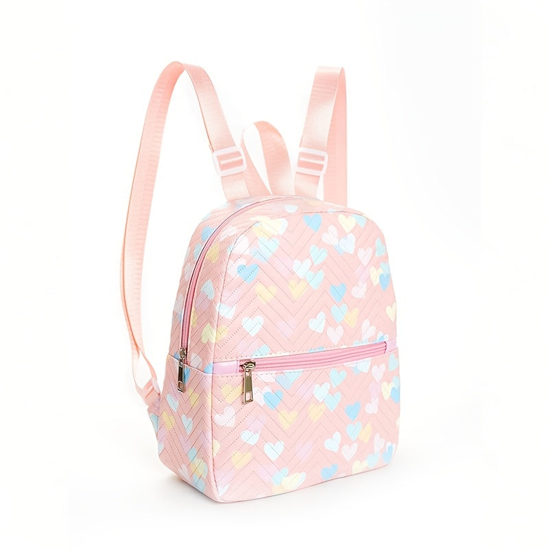Kids Mini Heart Backpack w/ Adjustable Strap