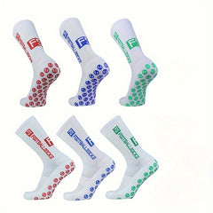 Men's Non Slip Athletic Mid Crew Sport Socks