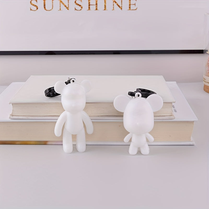 Cute Bear Keychain for Girls Bag Pendant