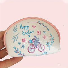 Casual Cartoon Zipper Coin Purse For Girls