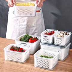 Refrigerator Storage Fresh Box Fridge Organizer Vegetable Fruit Boxes