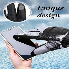 Winter Ski Gloves Waterproof Snow Gloves Warm Touchscreen Sports Gloves