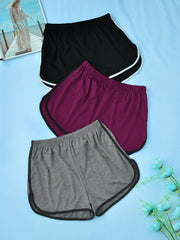 Soft & Comfy Elastic Waistband Shorts Women's Sleepwear