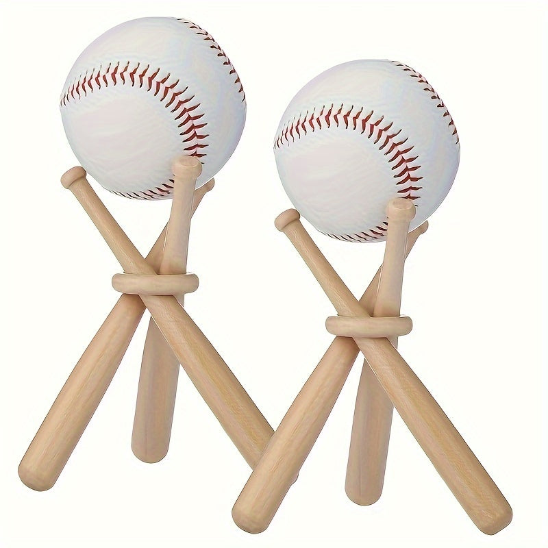3pcs Baseball Display Stand Triangle Base Small Ball Storage Organizer