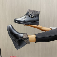 Platform Chelsea Boots Side Zipper Ankle Boots Women's Footwear