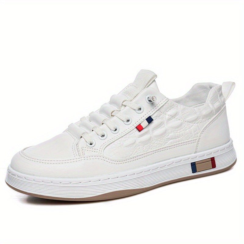 Crocodile Pattern Skate Shoes Anti-Slip Sneakers Men's Footwear
