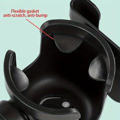 2-in-1 Stroller Cup Holder & Storage Rack