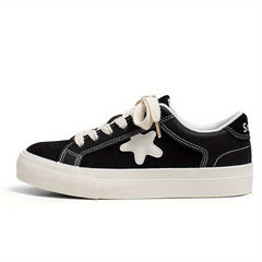 Men's Star Pattern Print Skate Shoes Non Slip Sneakers