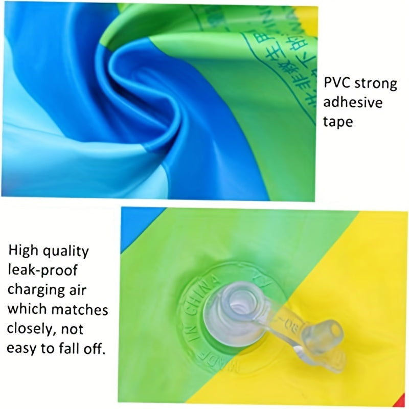 Rainbow Watermelon Inflatable Pool Party Float for Adults & Kids