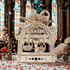 Wooden Gear Puzzle Toy Interactive Rotating Mechanism Functional