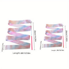 2m 4m Long Art Gymnastics Ribbon Dance And Gymnastics Training Equipment