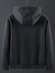 Men's Sherpa Lined Hoodie Zip Up Sweatshirt Warm Jacket