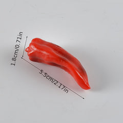 Mini Roasted Pepper Model for Dollhouse Mini Kitchen - No Electricity Needed
