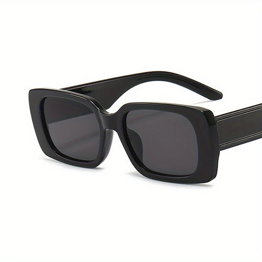 Vintage Rectangle Frame Sunglasses UV Protection