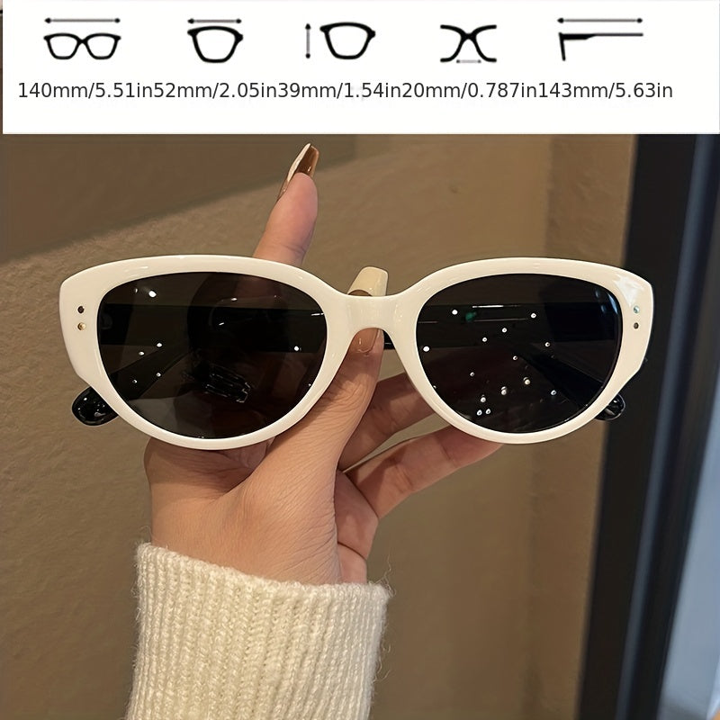 Cat Eye Sunglasses Retro Rivet UV400 Sun Shades