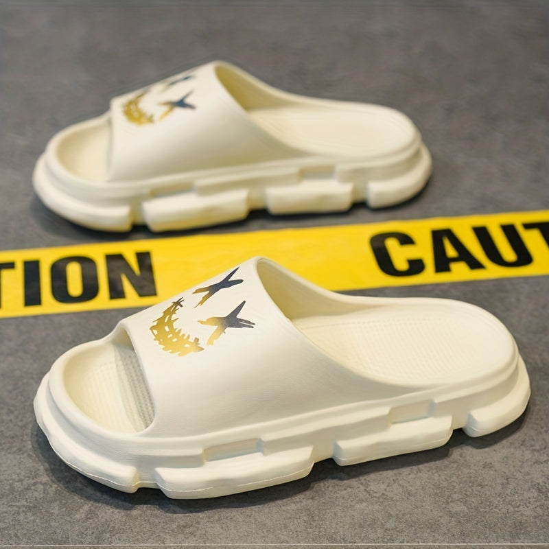 Men's Soft Sole Cloud Slides Non Slip Platform Comfort Beach Summer