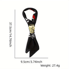 Boys Halloween Skull Buckle Tie Party Decoration