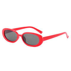 Small Candy Tinted Oval Sunglasses Vintage Ladies Shades